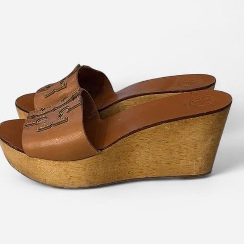 Women's Tory Burch Brown Wedge Sandals